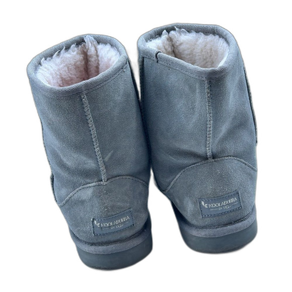 UGG Koolabura Childrens Size 4 Girls Grey Boot Booties Slip On Cozy Shoes Fall - Picture 7 of 10